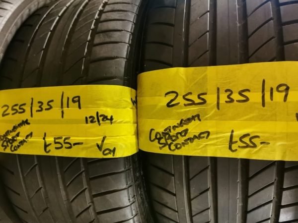 255 / 35 / 19 CONTINENTAL SPORT CONTACT TYRES - TWO AVAILABLE - Image 1