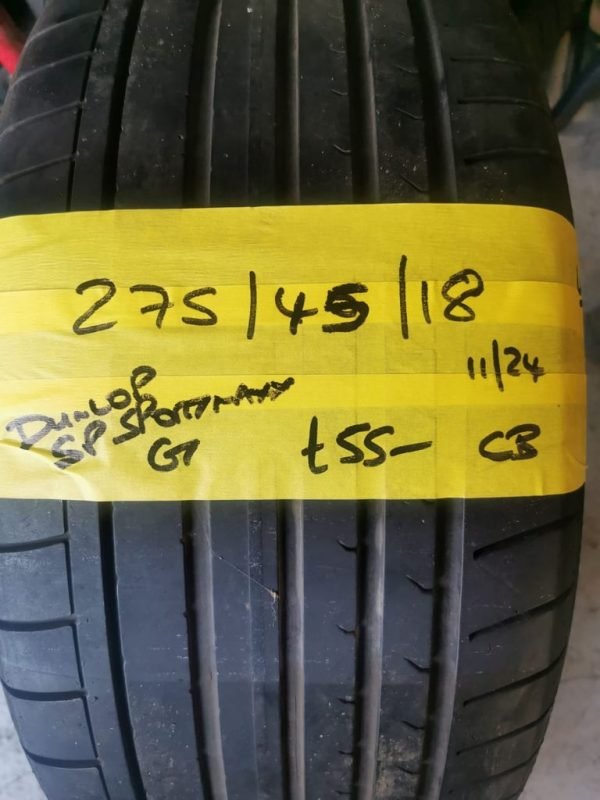 275 / 45 / 18 DUNLOP SP SPORTMAXX GT TYRE - FITTING AVAILABLE - Image 1