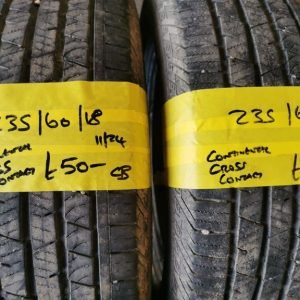 235/ 60 / 18 CONTINENTAL CROSS CONTACT TYRES - TWO AVAILABLE