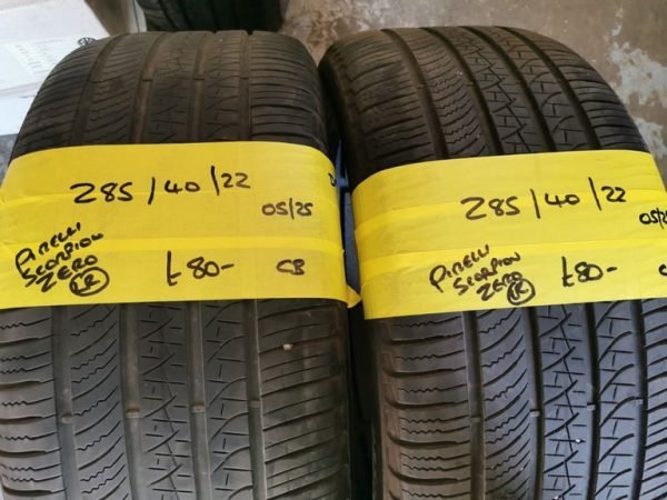 285 / 40 / 22 PIRELLI SCORPION ZERO TYRES - TWO AVAILABLE - Image 1