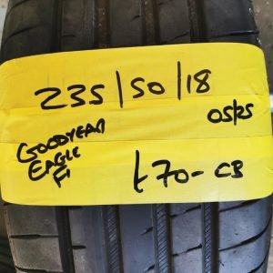 235 / 50 / 18 GOODYEAR EAGLE F1 TYRES - TWO AVAILABLE