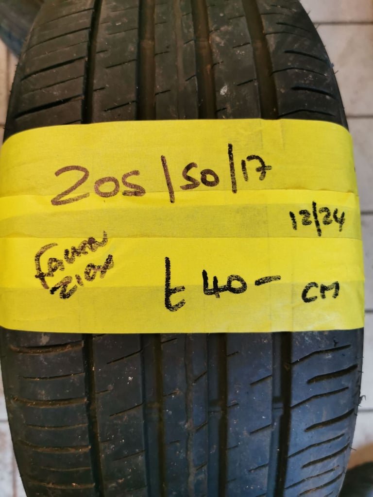 205 / 50 / 17 FALKEN ZIEX TYRE - FITTINMG AVAILABLE