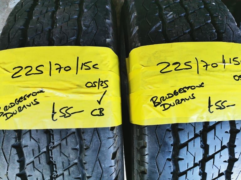 image-370.jpeg 225 / 70 / 15 BRIDGESTONE DURAVIS TYRES - TWO AVAILABLE - Image 1