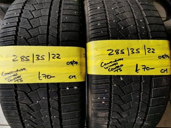 285 / 35 / 22 CONTINENTAL WINTER CONTACT TYRES - TWO AVAILABLE - Image 1