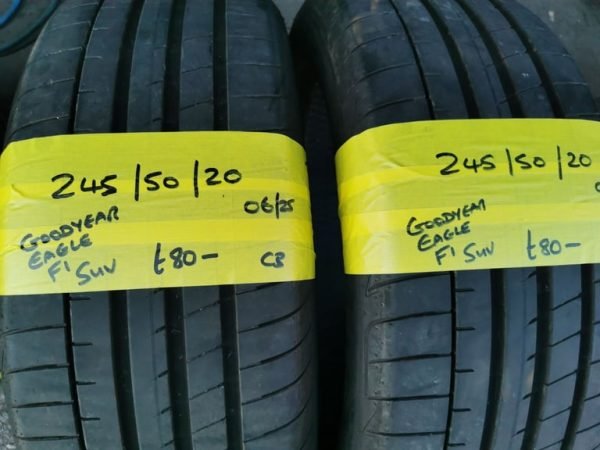 245 / 50 / 20 GOODYEAR EAGLE F1 TYRES TWO AVAILABLE - Image 1