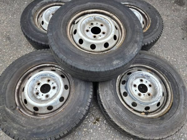 16" CITROEN RELAY / PEUGEOT BOXER STEEL WHEELS / TYRES WITH 225/75/16C TYRES - Image 1