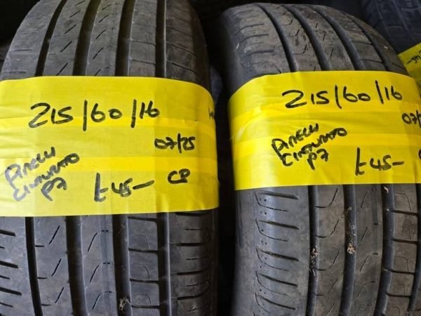 215 / 60 / 16 PIRELLI CINTURATO P7 TYRES - TWO AVAILABLE - Image 1