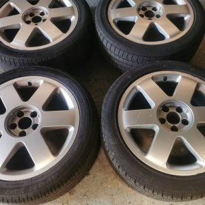 17" AUDI TT ALLOY WHEELS / TYRES 5 X 100 FITMENT