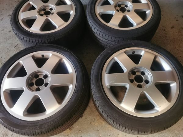 17" AUDI TT ALLOY WHEELS / TYRES 5 X 100 FITMENT - Image 1