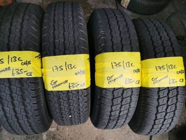 175 / 13C GT MAXMILER TYRES - FOUR AVAILABLE - Image 1