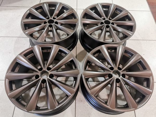 18" GENUINE ALESSIO ALLOY WHEELS - VOLKSWAGEN / AUDI - Image 1