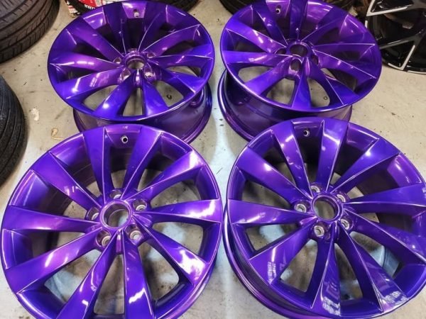 18" VOLKSWAGEN TURBINE STYLE ALLOY WHEELS 5 X 112 FITMENT - Image 1