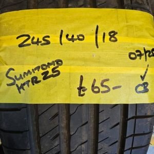245 / 40 / 18 SUMITOMO HTR Z5 TYRE - FITTING AVAILABLE