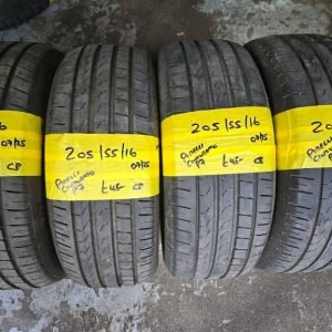 205 / 55 / 16 PIRELLI CINTURATO P7 TYRES - FOUR AVAILABLE
