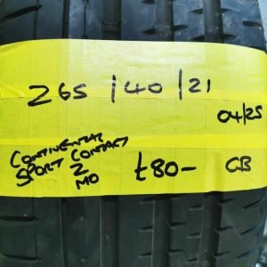 265 / 40 / 21 CONTINENTAL SPORT CONTACT 2 TYRE