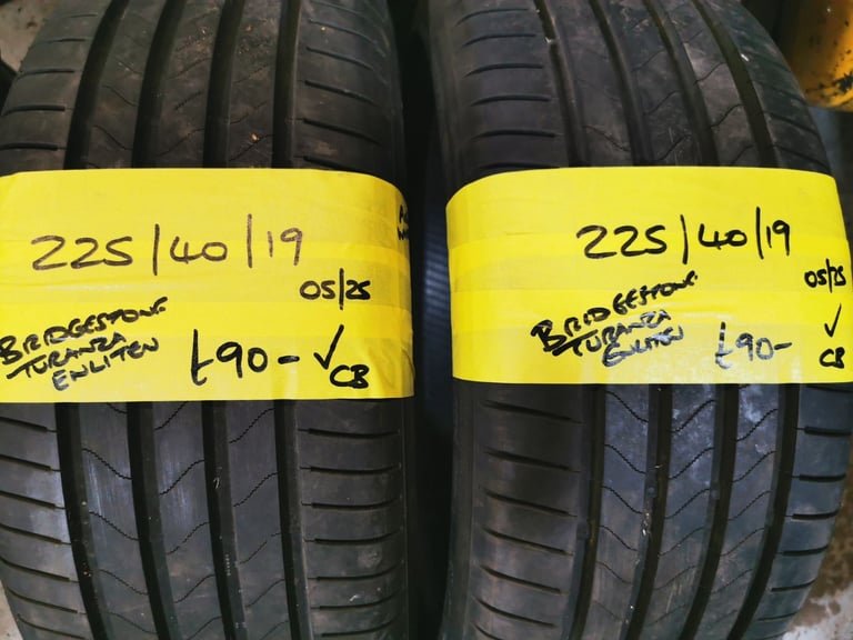 image-510.jpeg 225 / 40 / 19 BRIDGESTONE TURANZA ENLITEN TYRES - TWO AVAILABLE - Image 1