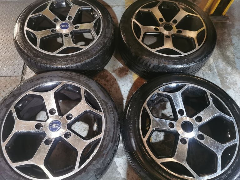 18" FORD TRANSIT ST STYLE ALLOY WHEELS / TYRES- 5 X 160 FITMENT
