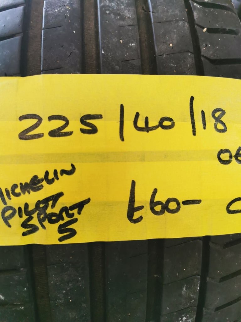 225 / 40 / 18 MICHELIN PILOT SPORT 5 TYRE - FITTING AVAILABLE