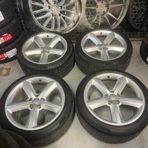 18" GENUINE AUDI TT S LINE ALLOY WHEELS / TYRES