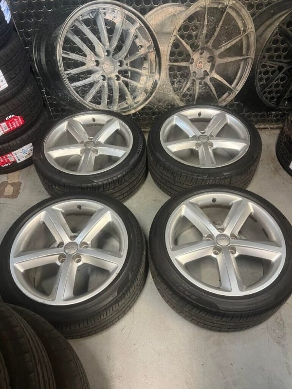 18" GENUINE AUDI TT S LINE ALLOY WHEELS / TYRES - Image 1