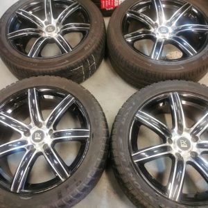18" BK RACING ALLOY WHEELS / TYRES VAUXHALL VIVARO / RENAULT TRAFIC - 5 X 118 FITMENT