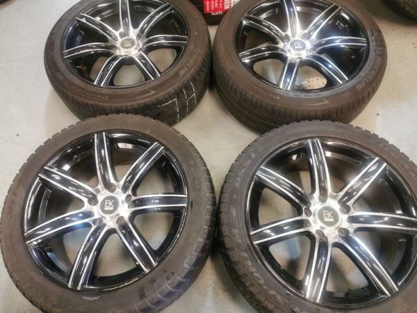 18" BK RACING ALLOY WHEELS / TYRES VAUXHALL VIVARO / RENAULT TRAFIC - 5 X 118 FITMENT - Image 1