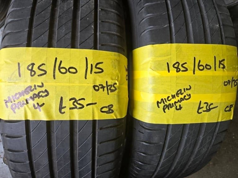image-533.jpeg 185 / 60 / 15 MICHELIN PRIMACY 4 TYRES - TWO AVAILABLE - Image 1