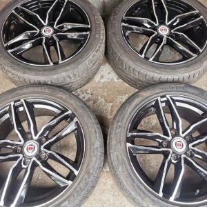 18" WOLFSBURG EDITION RS6 STYLE VOLKSWAGEN T5 / T6 ALLOY WHEELS / TYRES