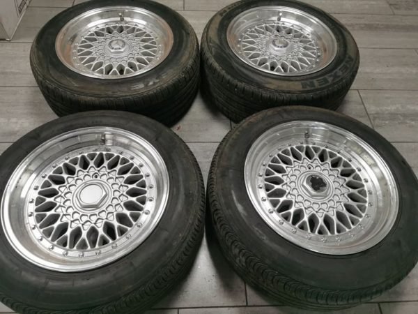 16 INCH BBS STYLE ALLOY WHELS / TYRES - MERCEDES / BMW / JAGUAR - Image 1
