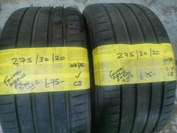 275 / 30 / 20 FALKEN AZENIS TYRES - TWO AVAILABLE - Image 1