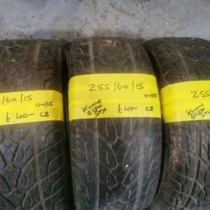255 / 60 / 15 KUMHO ECSTA STX TYRES - THREE AVAILABLE