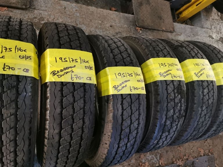 image-577.jpeg 195 / 75 / 16C BRIDGESTONE DURAVIS TYRES - SIX AVAILABLE - Image 1