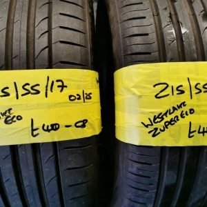 215 / 55 / 17 WESTLAKE ZUPER ECO TYRES - TWO AVAILABLE