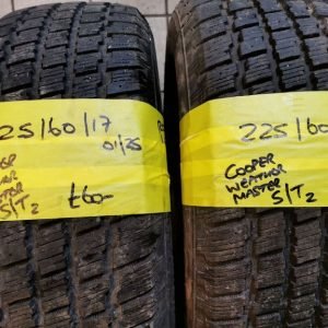 225 / 60 / 17 COOPER WEATHER MASTER S / T 2 TYRES - TWO AVAILABLE