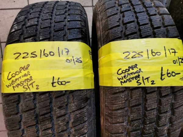 225 / 60 / 17 COOPER WEATHER MASTER S / T 2 TYRES - TWO AVAILABLE - Image 1