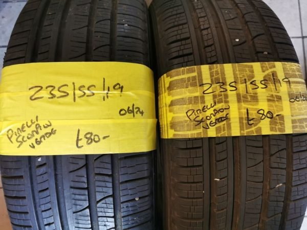 235 / 55 / 19 PIRELLI SCORPION VERDE TYRES - TWO AVAILABLE - Image 1