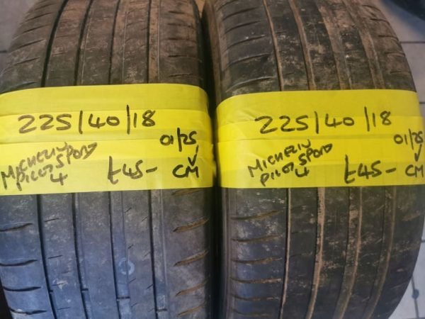 225 / 40 / 18 MICHLIN PILOT SPORT 4 - TWO AVAILABLE - Image 1