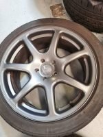 17" GENUINE BOLA B7 ALLOY WHEELS / TYRES -  GUNMETAL FINISH  - 5 X 100 FITMENT - Image 5