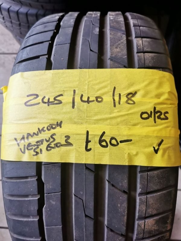 245 / 40 / 18 HANKOOK VENTUS S1 EVO 3 TYRE - FITTING AVAILABLE - Image 1
