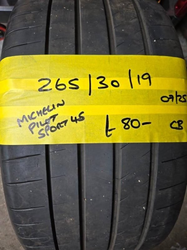 265 / 30 / 19 MICHELIN PILOT SPORT 4S TYRE - FITTING AVAILABLE - Image 1