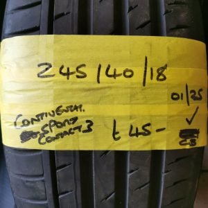 245 / 40 / 18 CONTINENTAL CONTI SPORT CONTACT 3