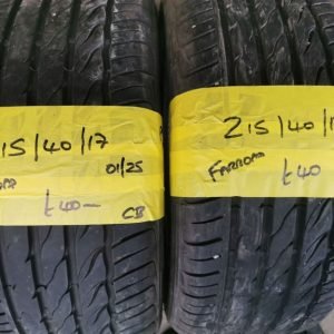 215 / 40 / 17 FARROAD TYRES - TWO AVAILABLE
