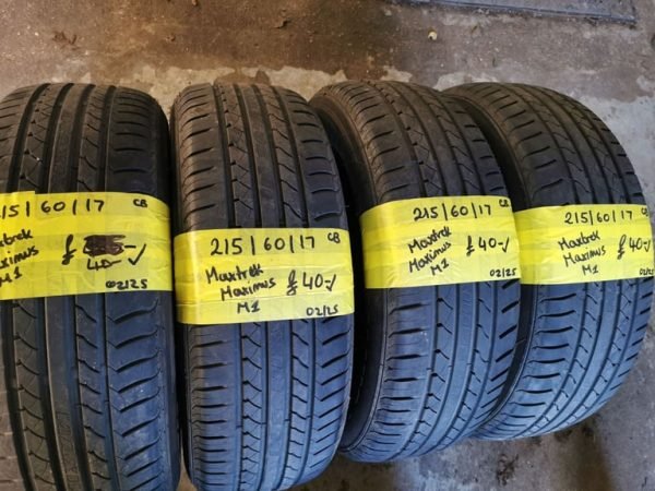 215 / 60 /17 MAXTRAK MAXIMUS M1 TYRES - FOUR AVAILABLE - Image 1