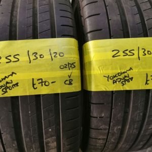 255 / 30 / 20 YOKOHAMA ADVAN SPORT TYRES - TWO AVAILABLE