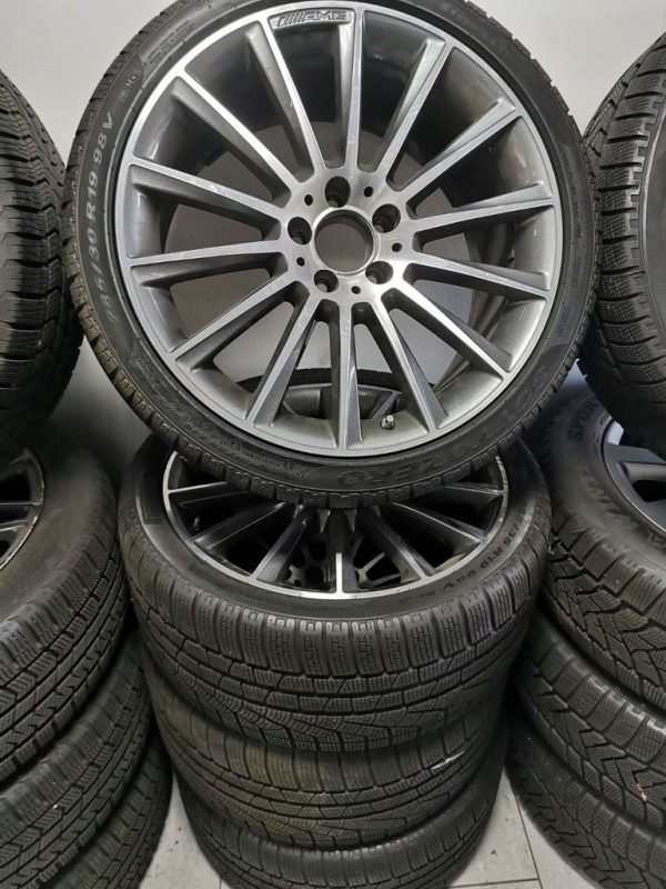 19" GENUINE MERCEDES AMG TURBINE CLS ALLOY WHEELS / TYRES - Image 1