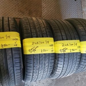 245 / 40 / 18 PIRELLI CINTURATO P7 TYRES - FOUR AVAILABLE