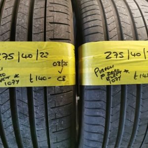 275 / 40 / 22 PIRELLI P ZERO ELECT TYRES - TWO AVAILABLE