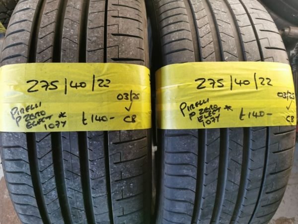 275 / 40 / 22 PIRELLI P ZERO ELECT TYRES - TWO AVAILABLE - Image 1