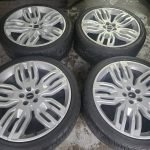 23" GENUINE OVERFINCH OSPREY II WHEELS / TYRES - RANGE ROVER / LAND ROVER