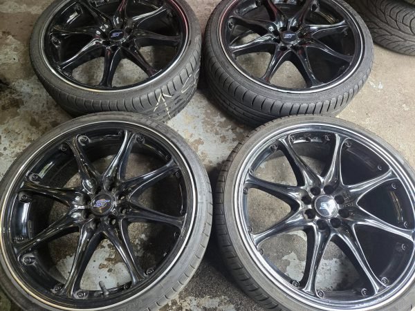 19" LEAGUE ALLOY WHEELS / TYRES  4 X 108  AND  4 X 100 MULTIFIT FORD / VAUXHALL ETC - Image 1